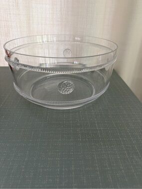 Juliska Berry & Thread 8.5” Glass Serving Bowl Retired Never Used